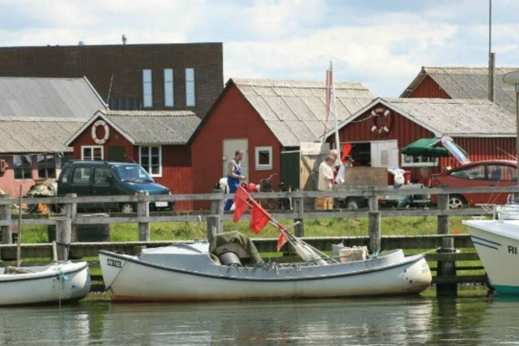 Hyggeligt Lille Byhus Lige Mellem Havnen Og Bytorv Ringkøbing Exterior foto